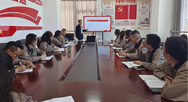 恪守&ldquo;六大紀(jì)律&rdquo; 筑牢思想根基&mdash;&mdash;集團(tuán)黨委委員、紀(jì)委書記赴朝物開投公司黨支部講授專題黨課