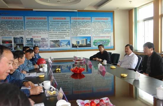 劉崇珩、馮志洪蒞臨青海物產(chǎn)北川工業(yè)物流園參觀