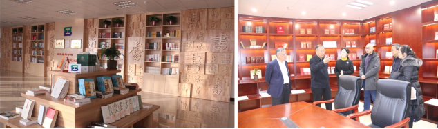 省委常委、省總工會(huì)主席馬吉孝同志來(lái)我司為全國(guó)職工書(shū)屋示范點(diǎn)揭牌